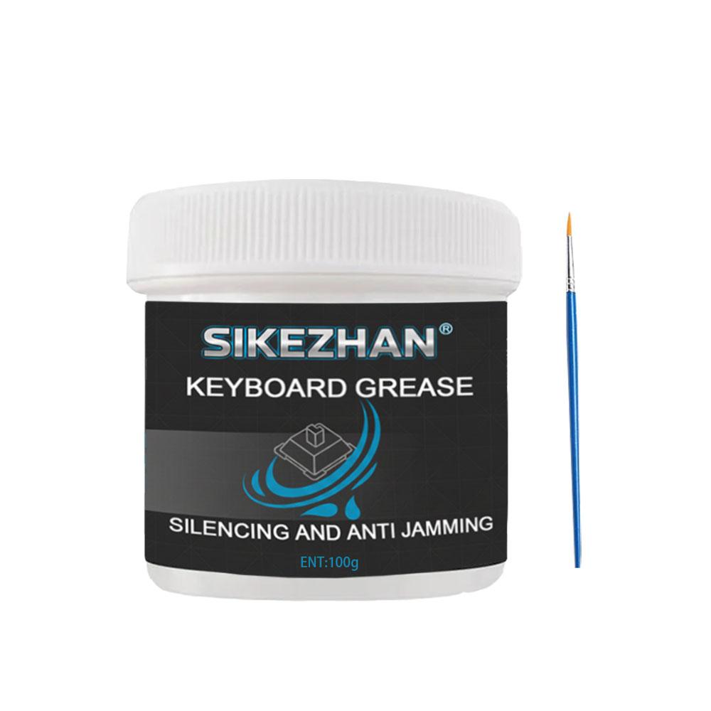 200g/100g Mechanical Keyboard Lubricant Grease Oil Kit Keyboards Axes Stabilizer Mechanical Lubrication with Brush 100g