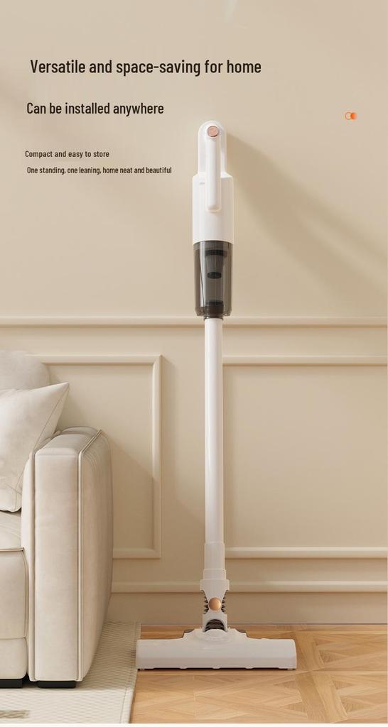 Powerful Wireless Handheld Vacuum & Mop - Rechargeable, High-Power Home Cleaner
