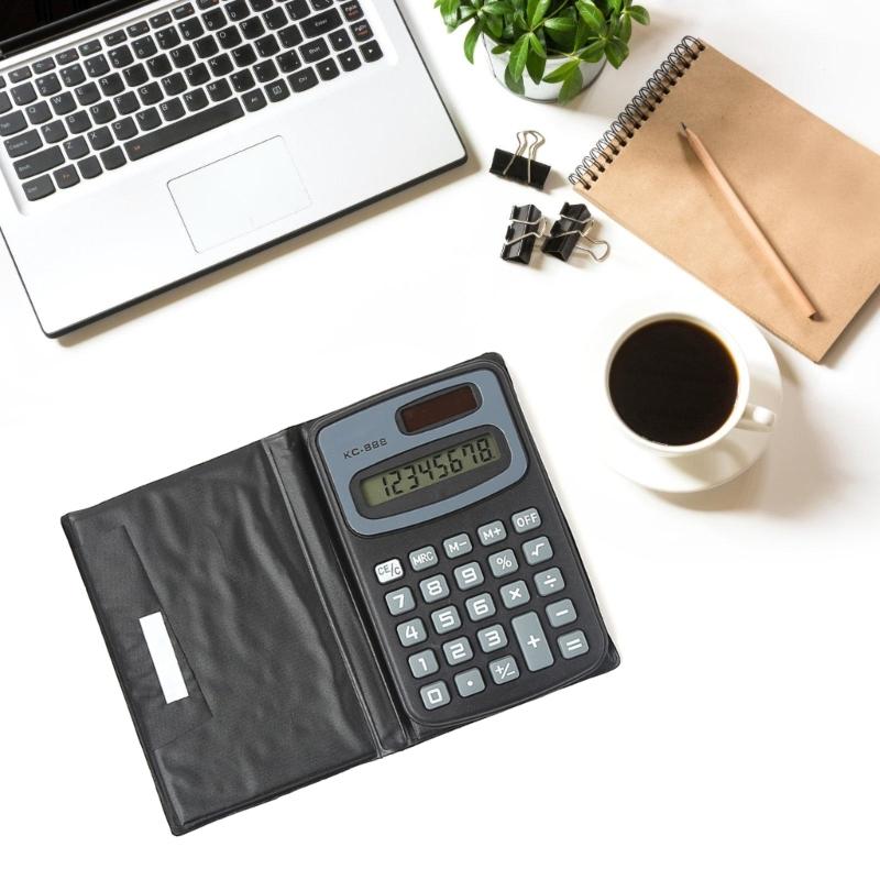 Mini Calculator Pocket Sized Electronic Calculator Accountant Accounting Tool for Easy Calculations and Budgeting