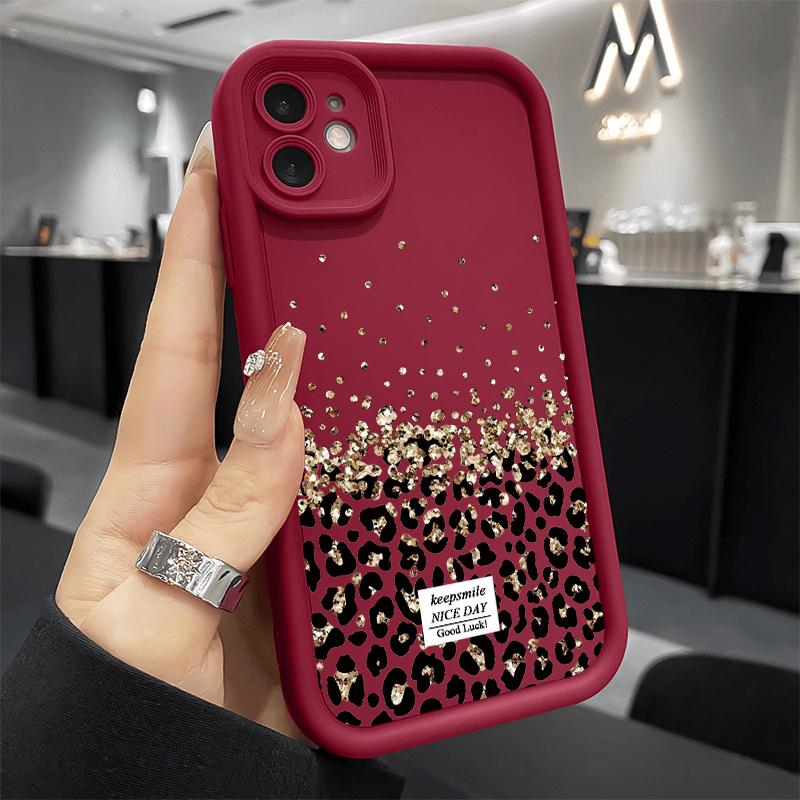Popular Leopard Print Pattern Silicone Soft Phone Case For iPhone 17 Pro Max 11 12 13 14 15 16 Plus X XR XS Max 16E 17 Air Cover