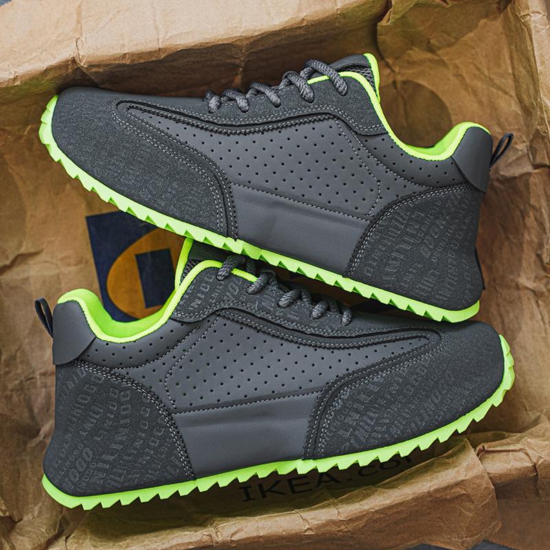 

Chunky Sneakers Men Designer Cushion Sport Shoes Fashion CasualLeather Mesh Breathable Height Increased Flat Platform Shoes 39