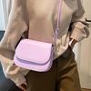Women PU Leather Shoulder Bag Stylish Satchel Bag with Detachable & Adjustable Shoulder Strap Stylish Crossbody Saddle Bag for Commuting Dating Party