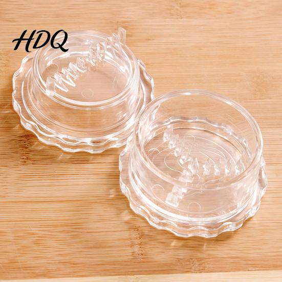 Transparent Garlic Crusher Press Manual Grinder Easy Operation Portable Chopper