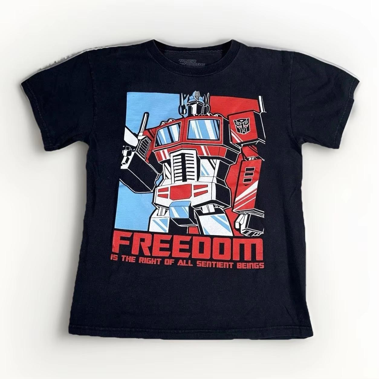 

2026 new Summer Hasbro Licensed Transformers Optimus Prime Cotton Print Tshirt Bumblebee G1 Autobots Optimus Prime Breathable S