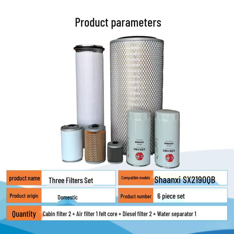 Tinglong Engine Filter Set for Shaanxi SX2190QB