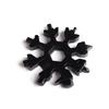 18 In 1 Snowflake Snow Wrench Tool Spanner Hex Wrench Multifunction Camping Outdoor Survive Tools Bottle Opener Screwdriver