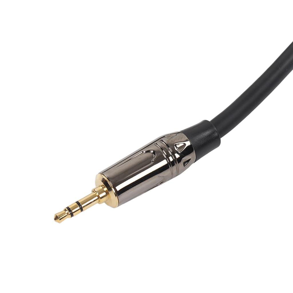 3.5mm 1Celsius8 Inch Male To Dual 6.35mm 1Celsius4 Inch TS Male Cable Stereo 1Celsius4 To 1Celsius8 Cable for Amplifier Mixer