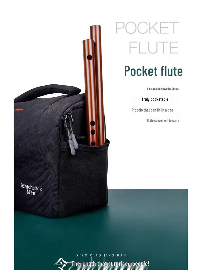 Piccolo Bambusflöte für Anfänger - Mini Antiker Stil Kinderinstrument