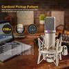 1PC U87 AI XLR Kondenser Mikrofon Profesyonel Kardiyoid Stüdyo Mikrofonu Kayıt Podcasting Seslendirme Yayını Ev Stüdyosu için