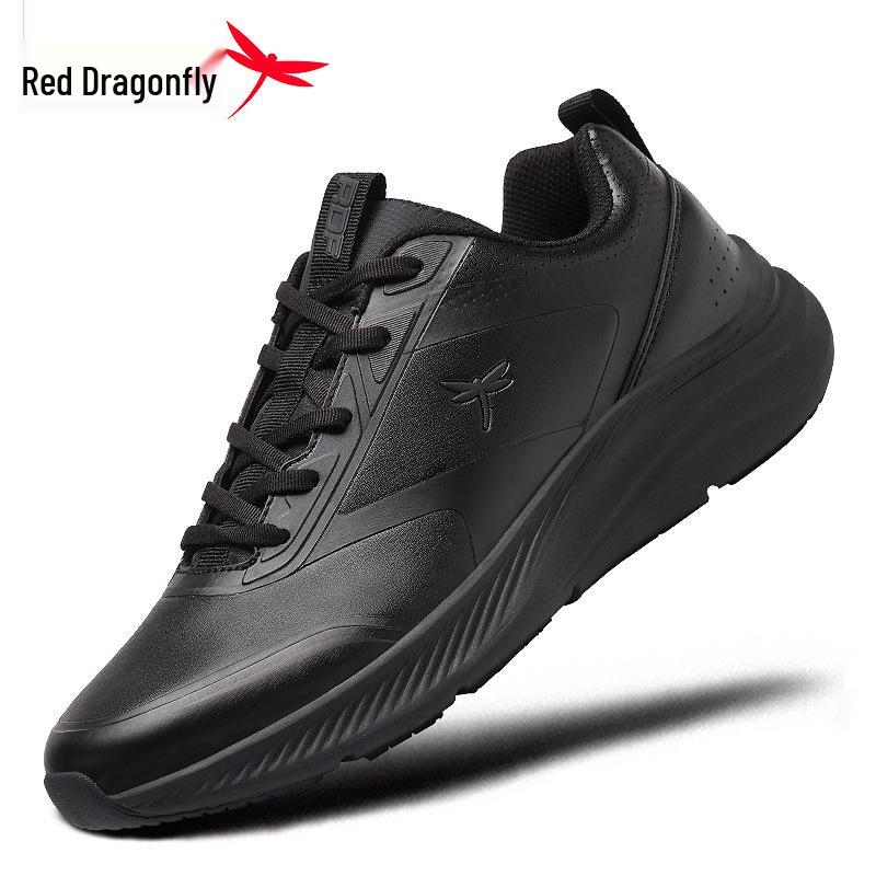Dragonfly Men's Waterproof Leather Sports Shoes, Height Increasing, Non-Slip, Soft Sole - Autumn 2025