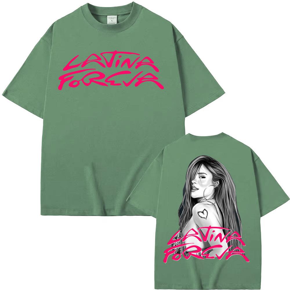 Karol G Tropicoqueta 2025 New Album Tshirts Unisex Women Clothing Hip Hop High Street Tshirt Summer Tops Cozy Short Sleeve T Shirt