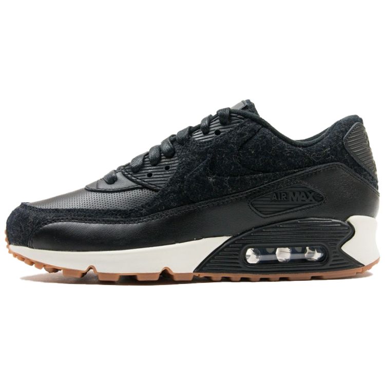 

Мужские кроссовки Nike Air Max 90 Premium Black Black-Black-Sail 700155-001 42