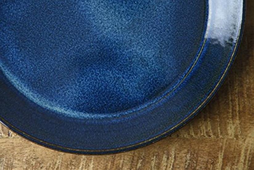 Yamani Medium Plate Blue 15.5 Scandinavian Color 3517401