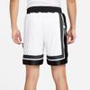 New Nike Basketball Shorts Men's White/Black/Black DV9534-100