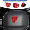 2026 Horká Samolepka na Auto Pro Peugeot 207 3008 206 208 308 5008 407 508 307 4008 2008 1ks Kryt Znak Střed Volantu Auta Embl