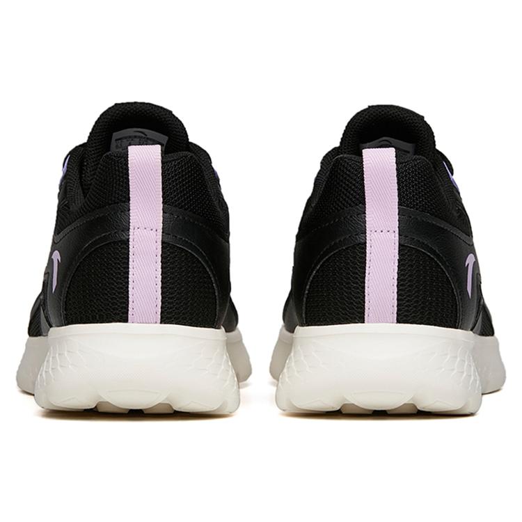 Anta Running Collection Lightweight Cushioning Low Top Running Shoes Women's Black 922145521-3