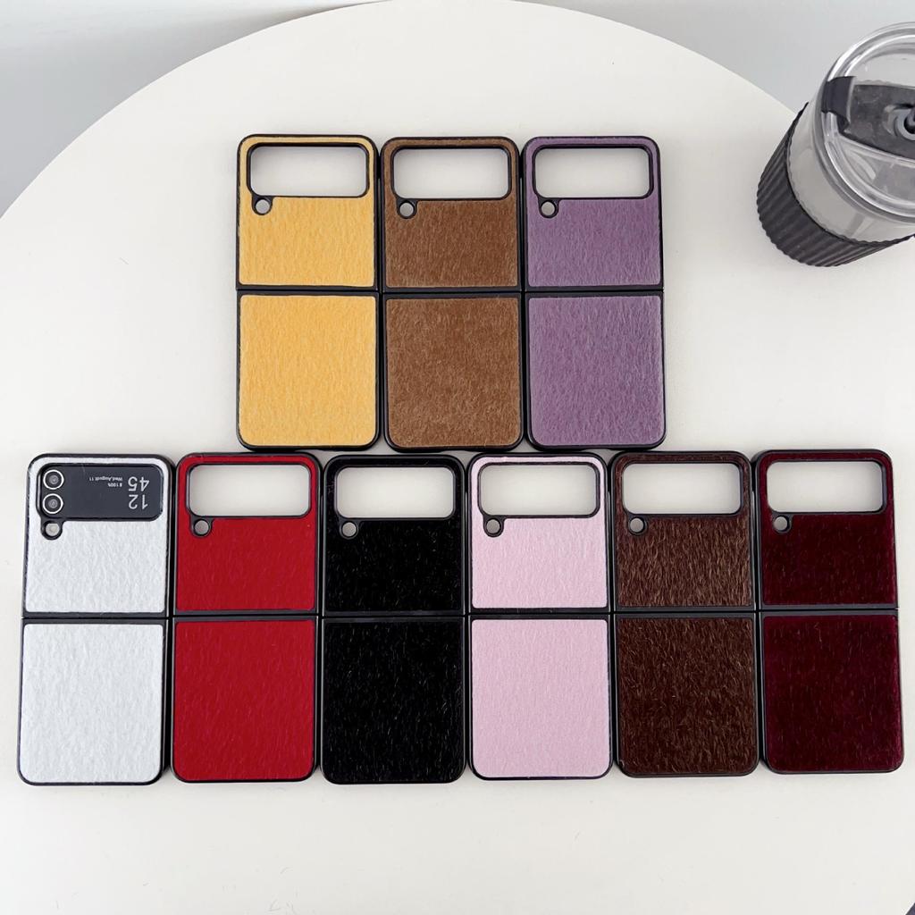 Samsung Z Flip 3-7 Mink Plush Case