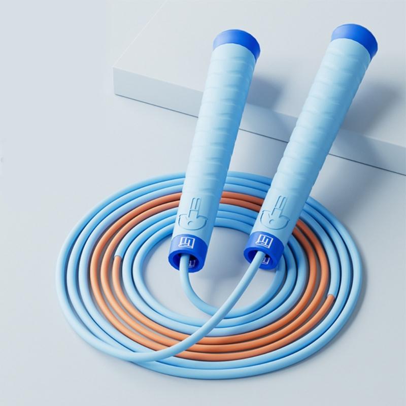 Speed Jump Rope with Rubber Handle for Workout School Home Sports, Childrens Jump Rope Skipping Rope with Nonslip Handle
