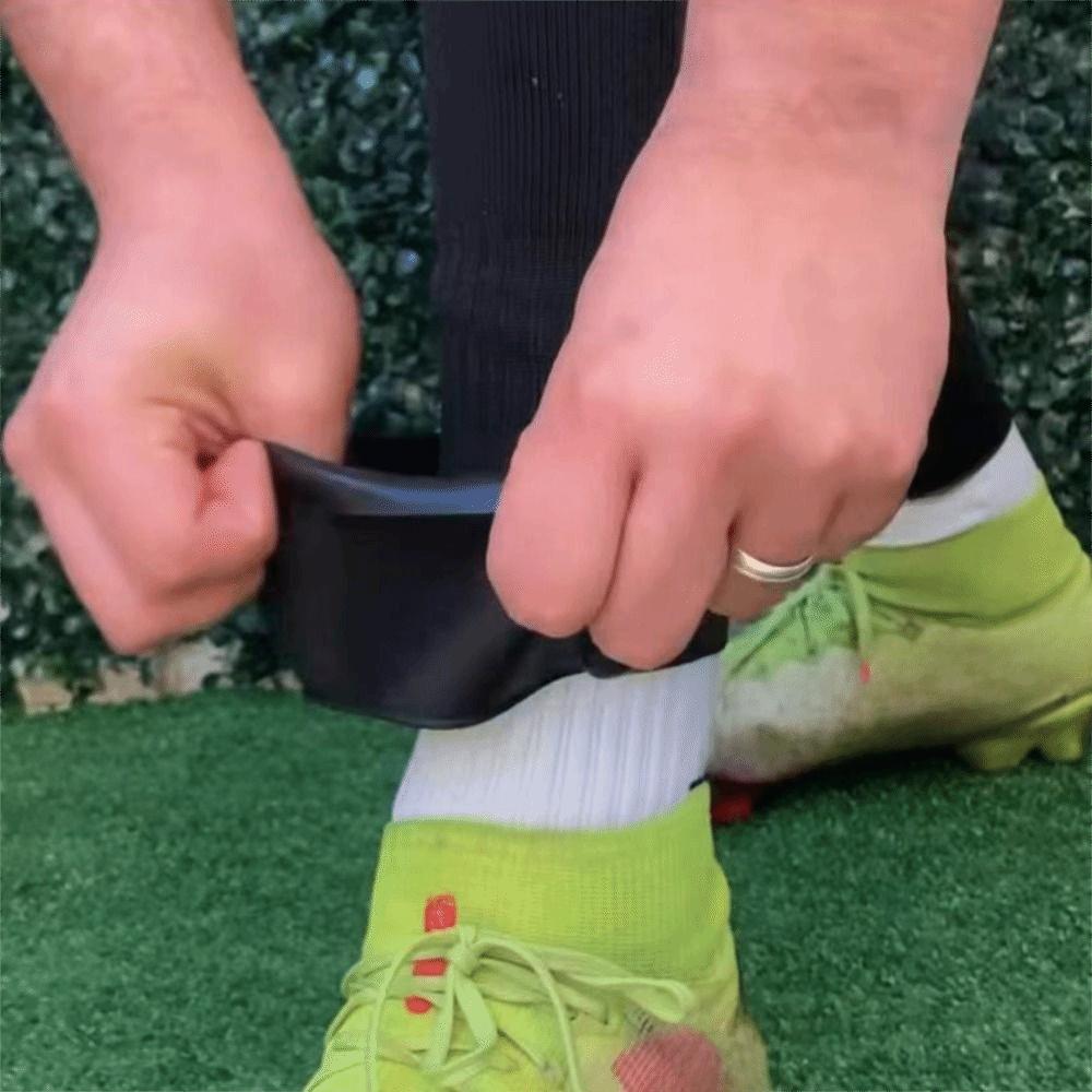 1 Paio Parastinchi da Calcio Antiscivolo Morbido Silicone Fascia in Silicone per Tibia Supporto per Parastinchi Sport da Ciclismo