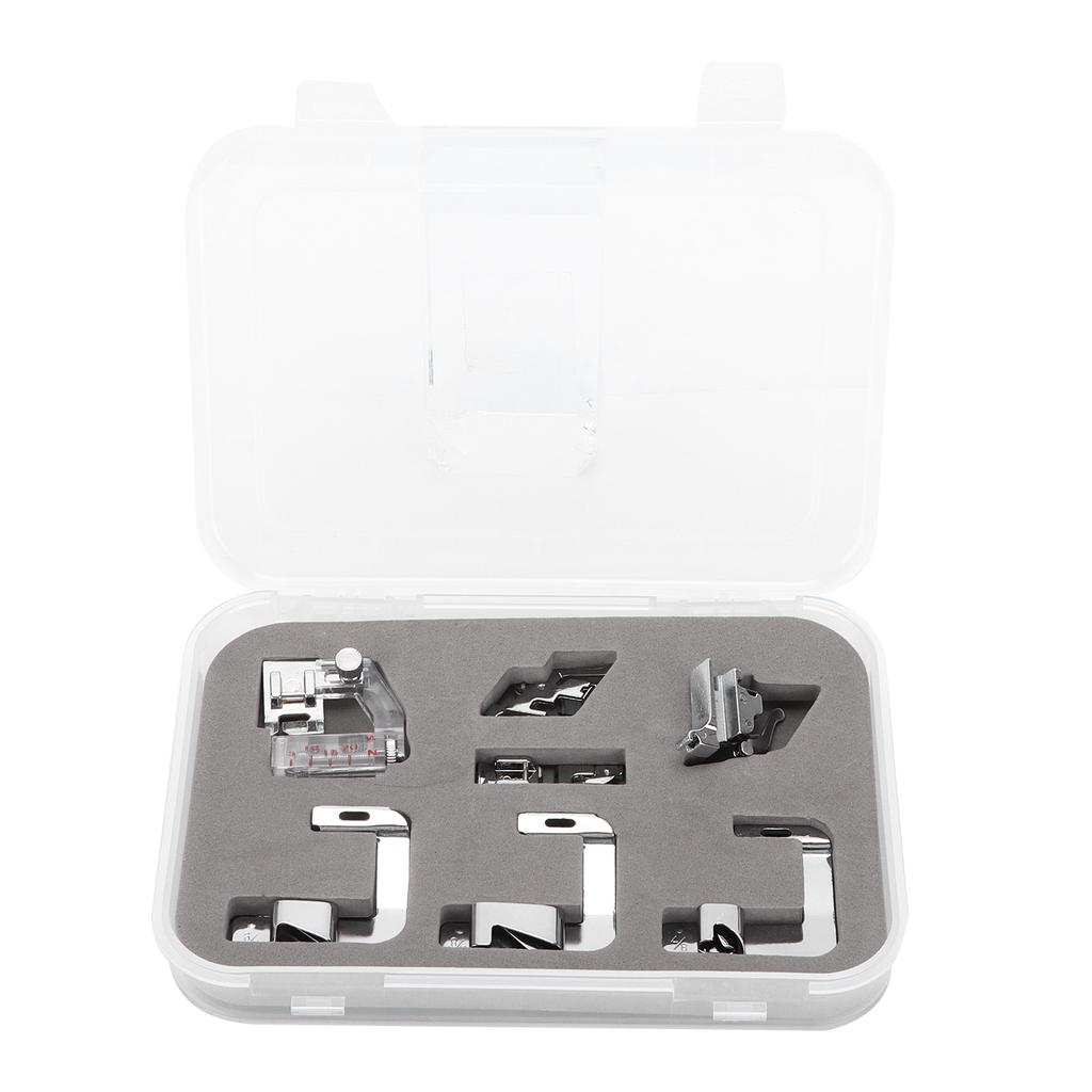 7-teiliges Nähfuß-Set Heim Multifunktions-Kräuselanzug für die meisten Haushaltsnähmaschinen