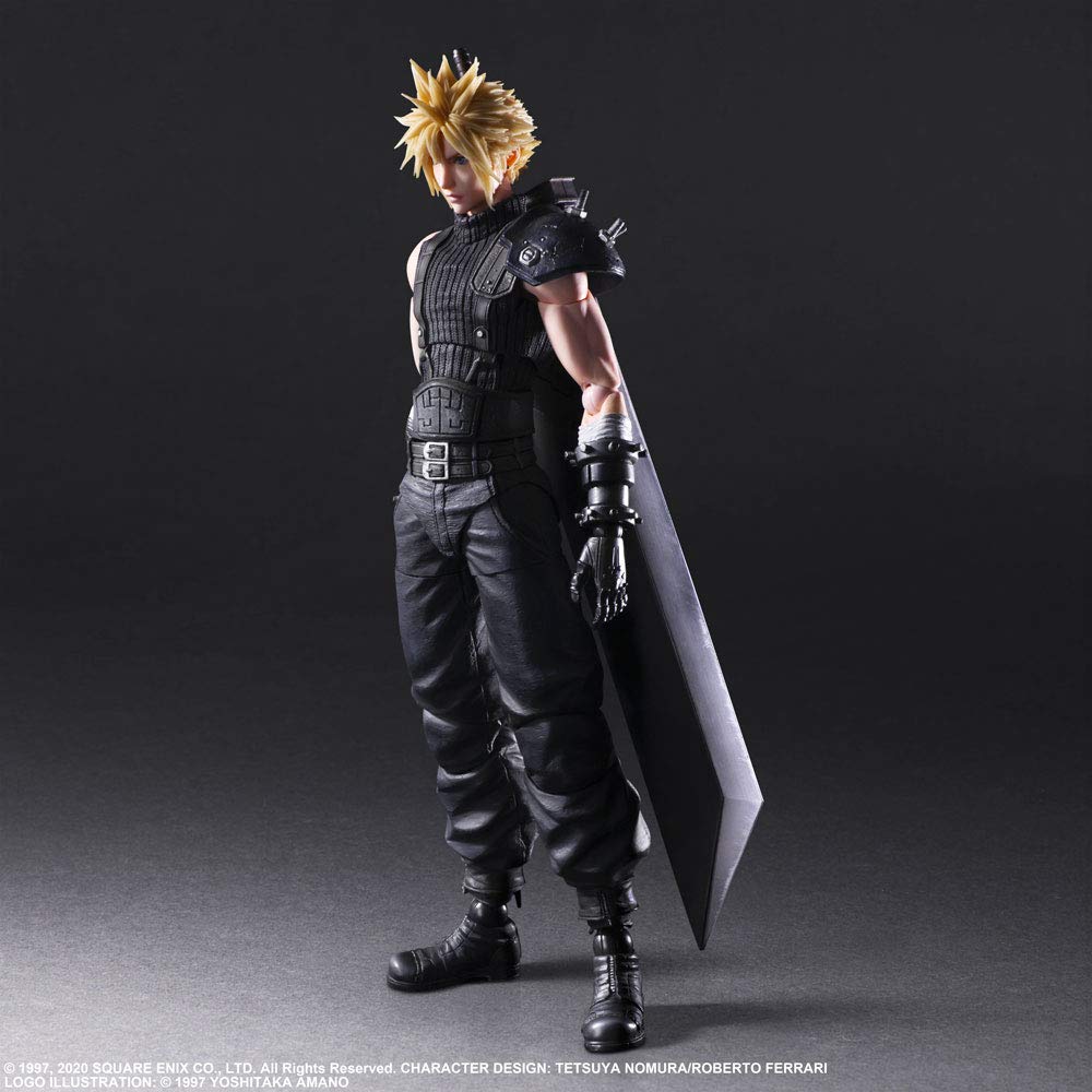 Final Fantasy VII Remake PLAY ARTS Kai Cloud Strife Version 2 PVC Painted Movable Figure