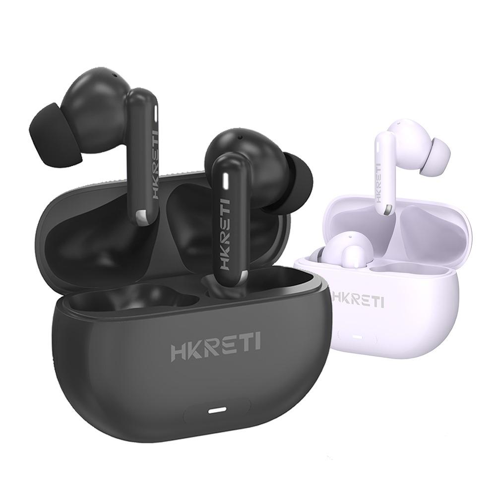 

True Wireless Earbuds TWS Bluetooth 5.4 Earphone Noise Cancelling Headphones Gamer Headset білий