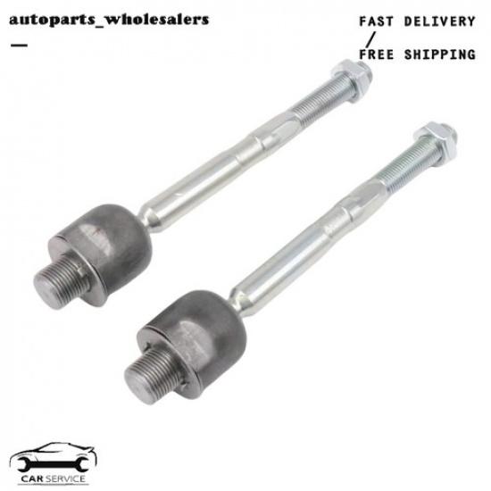 2X High Grade Zinc nickel alloy Front Inner Tie Rod End Kit For 2013-17 Accord