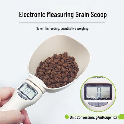 Pet Food Measuring Scoop for Cats & Dogs - Special Weighing Spoon