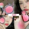 1Pc Peach Pink Blusher Matte Cheek Tint Blush Makeup Lasting Brighten Facial Smooth Rouge Powder Cosmetics