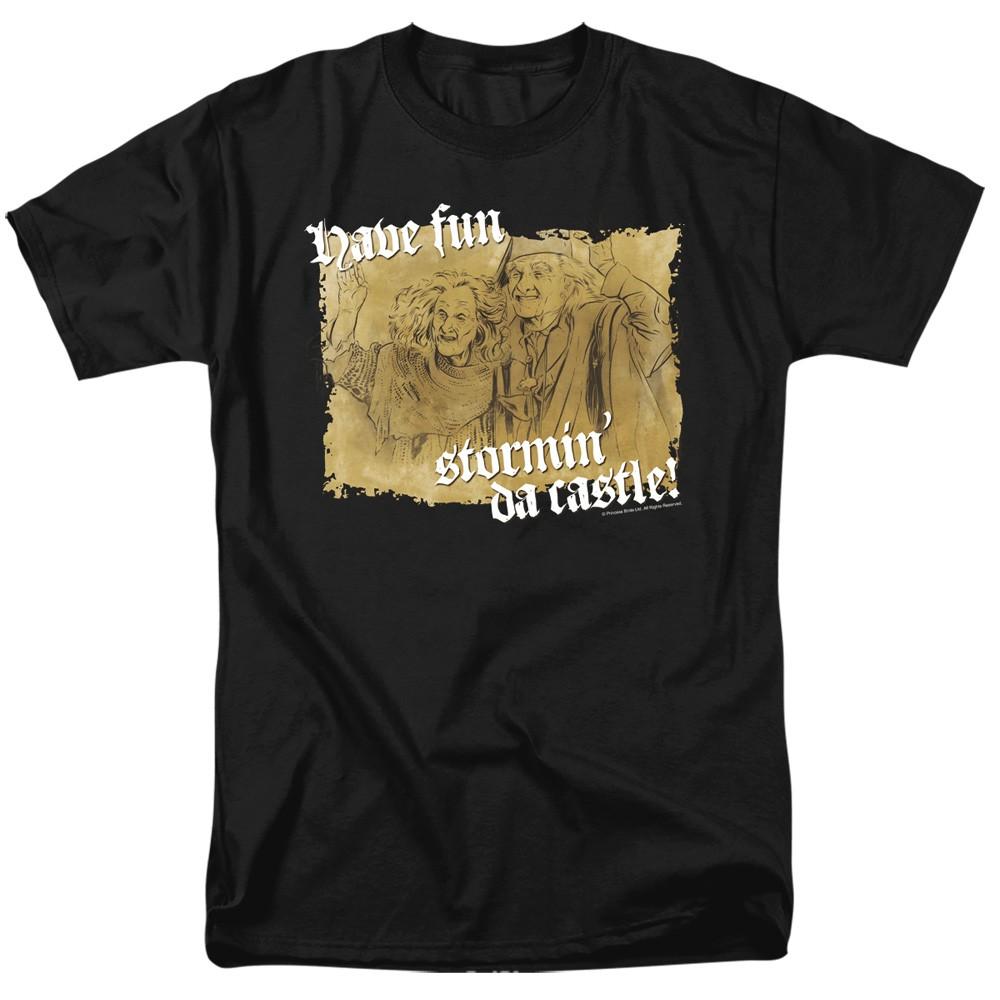 Princess Bride - Stormin Da Castle - Adult Unisex Short Sleeve T-Shirt - Black XL