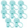 8 Pcs Straw Plug Dust Stopper Cover Ocean Decor Tip Hats Silicone Tips Drinking