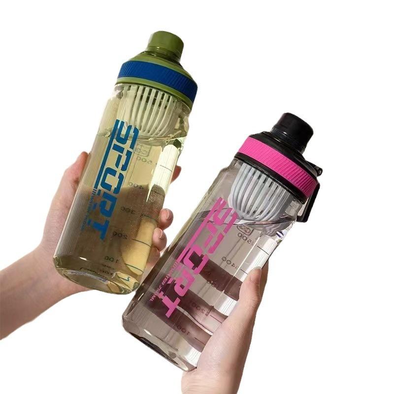 Water bottle Shanghe sports water cup anti-drop outdoor large-capacity space plastic cup for male and female students summer fitness portable kettle