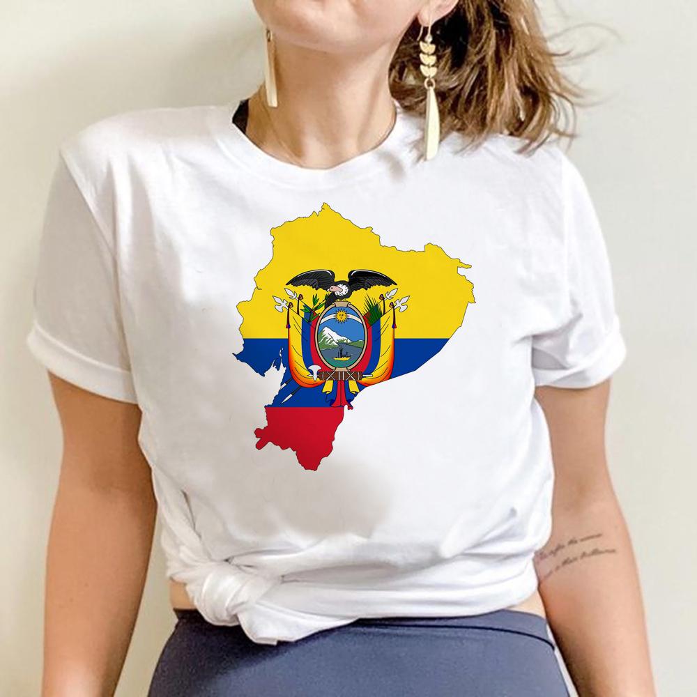 Ecuador Ecuadorian T Shirt Unisex Vintage Harajuku 90s 2000s Graphic Tees Grunge Tops Unisex Tshirt FeUnisex