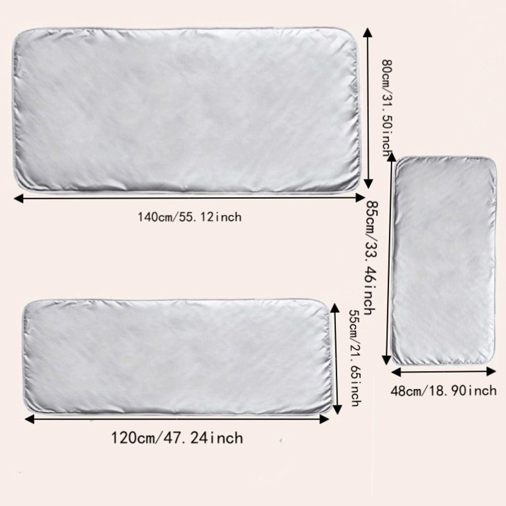 Heat Resistant Ironing Mat Double Side Ironing Blanket Washer Dryer Laundry Pad Travel