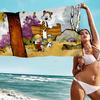 Book C-Calvin and H-Hobbes Big Microfiber Beach Towels Quick Dry Towel Sand Beach Towels Pool Towel for Travel Swim Pool Yoga