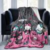 1pc Hello Kitty & Friends Halloween Adventure Blanket, Perfect for Home Decor, Gift Idea, Seasonal Use, Living Room, Travel, Camping, Car Blankets, Be