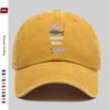Pc Colorful Cartoon Fish Print Baseball Cap Lightweight SpringSummer Casual Fishing Design Sun Hat Multiple Colors Available