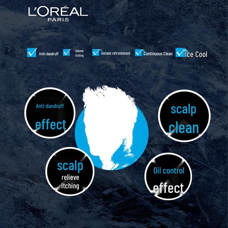 L'Oréal Men Expert Cool Mint Anti-Dandruff Shampoo