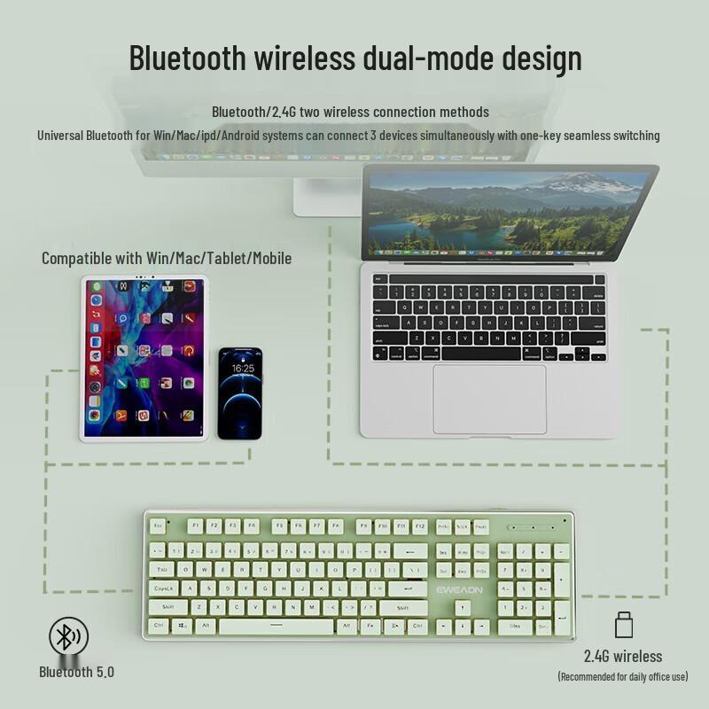 Qianxingzhe V3 Wireless Gaming & Office Keyboard Mouse Combo