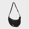 Reebok Vector Nylon Mini Hobo Bag   Black