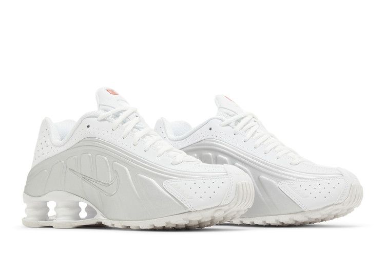 Nike Shox R4 White Metallic Silver (Women's)