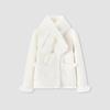 EICHITOO Faux Lamb Wool Short Coat