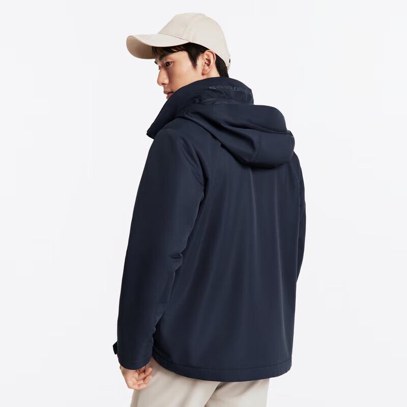 JOEONE Men's Lined Hooded Jacket