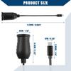 Hihaha 20V Cigarette Lighter Adapter Car RV USB Type C Female Cigarette Lighter Converter