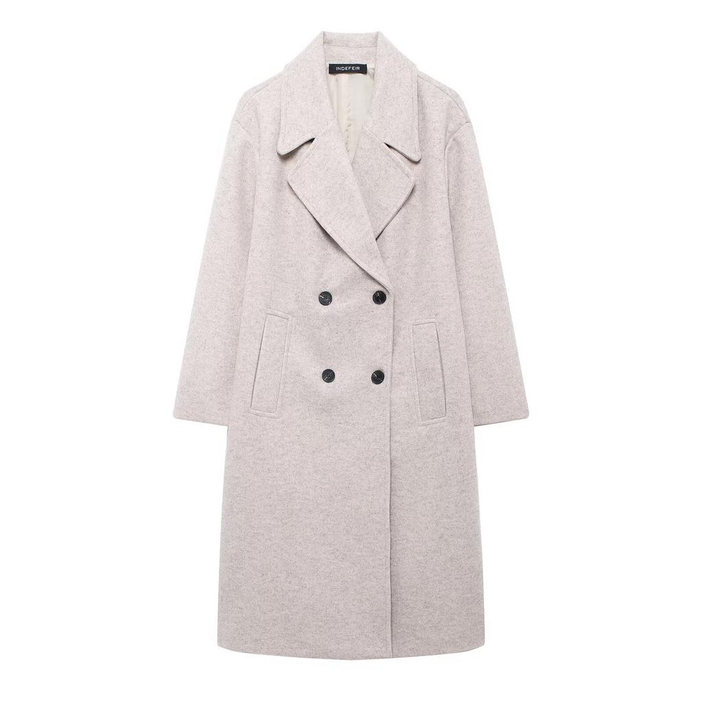 Autumn Women's Fashion Solid Color Soft Loose Coat Jacket
