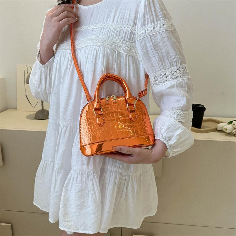 Elegant 2023 Fashion Small Shell Bag Minimalist Pu Crossbody Handbag For Women