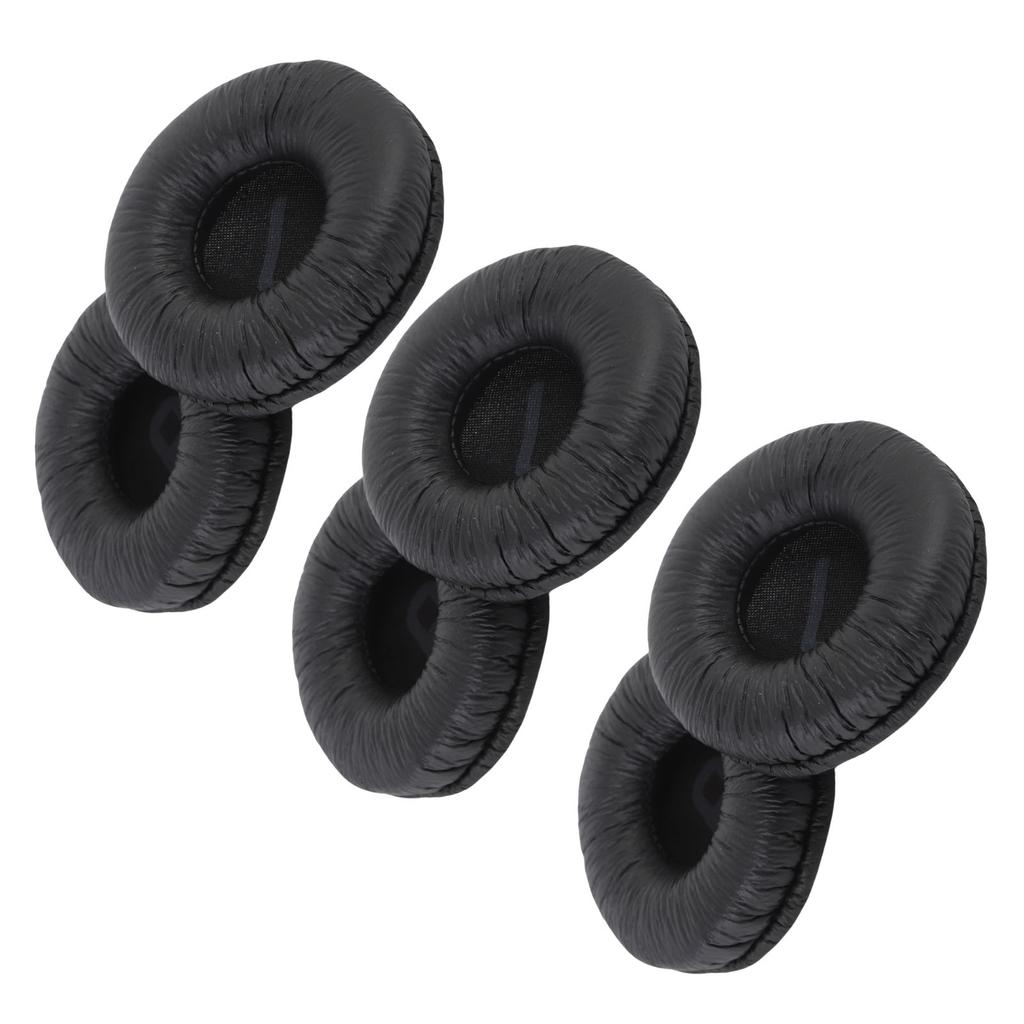 3 Pairs Headphones Replacement Ear Pads Cushions   Protein Leather Ear Pads for ATH-AR3  ATH-AR3iS