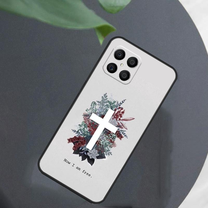 

Jesus Christ Cross For Huawei Honor X9a X7 X8 X9 50 70 P20 P40 P30 Lite Mate 50 Pro Nova 5T P Smart 2021 Case Huawei P30