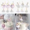Ballerinas Cake Decoration Pack for Girls Birthday Party Cupcakes Decorations