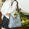 Mode Große Kapazität Schmetterling Schultertaschen Damen Neu Vintage Kette Rucksack Damen PU-Leder Einfarbig Tragetasche Handtasche